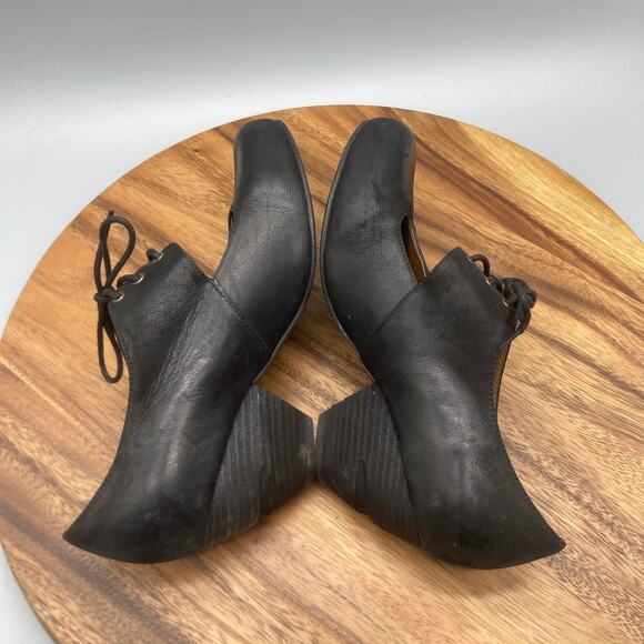 Miz Mooz Sandals Womens Size 9.5 Black Leather Casual Mary Jane Y2K Comfort - Picture 6 of 9